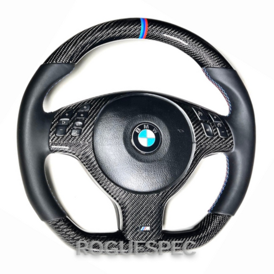 BMW E46 custom steering wheel