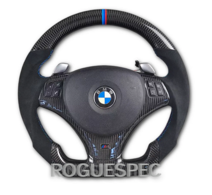 BMW E9X custom steering wheel