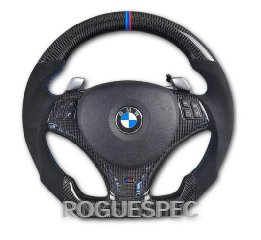 BMW E9X custom steering wheel