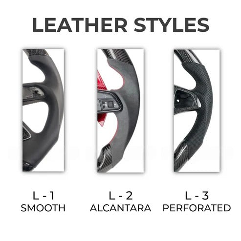 AUDI RS3 custom steering wheel