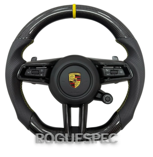 Porsche custom steering wheel