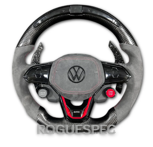 Volkwagen Golf MK8 custom steering wheel